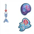 Detail produktu - Doplkov sada obrzk MAGIC MAGS Mermaid Lola k aktovkm GRADE, SPACE, CLOUD, 2IN1 a KID